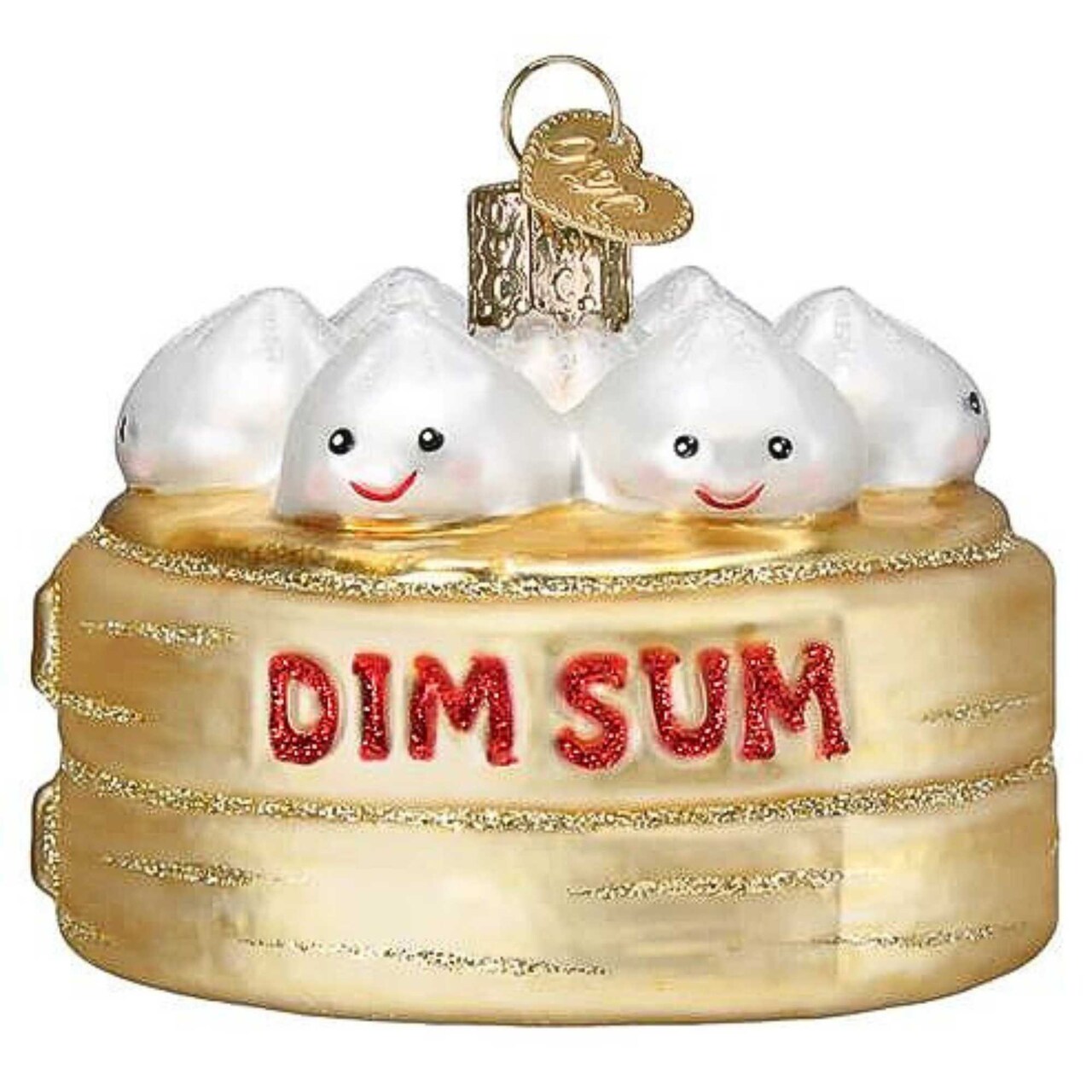 Old World Christmas 2.25 In Dim Sum Christmas Tree Ornament , Chinese Cuisines
